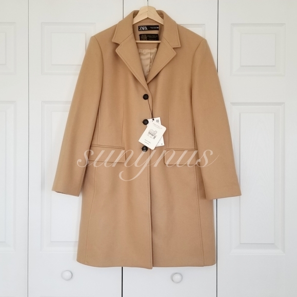 Zara Manteco Wool Blend Coat - Picture 11 of 11